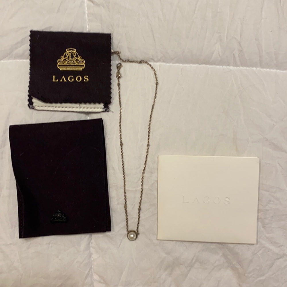 Never worn LAGOS pearl necklace